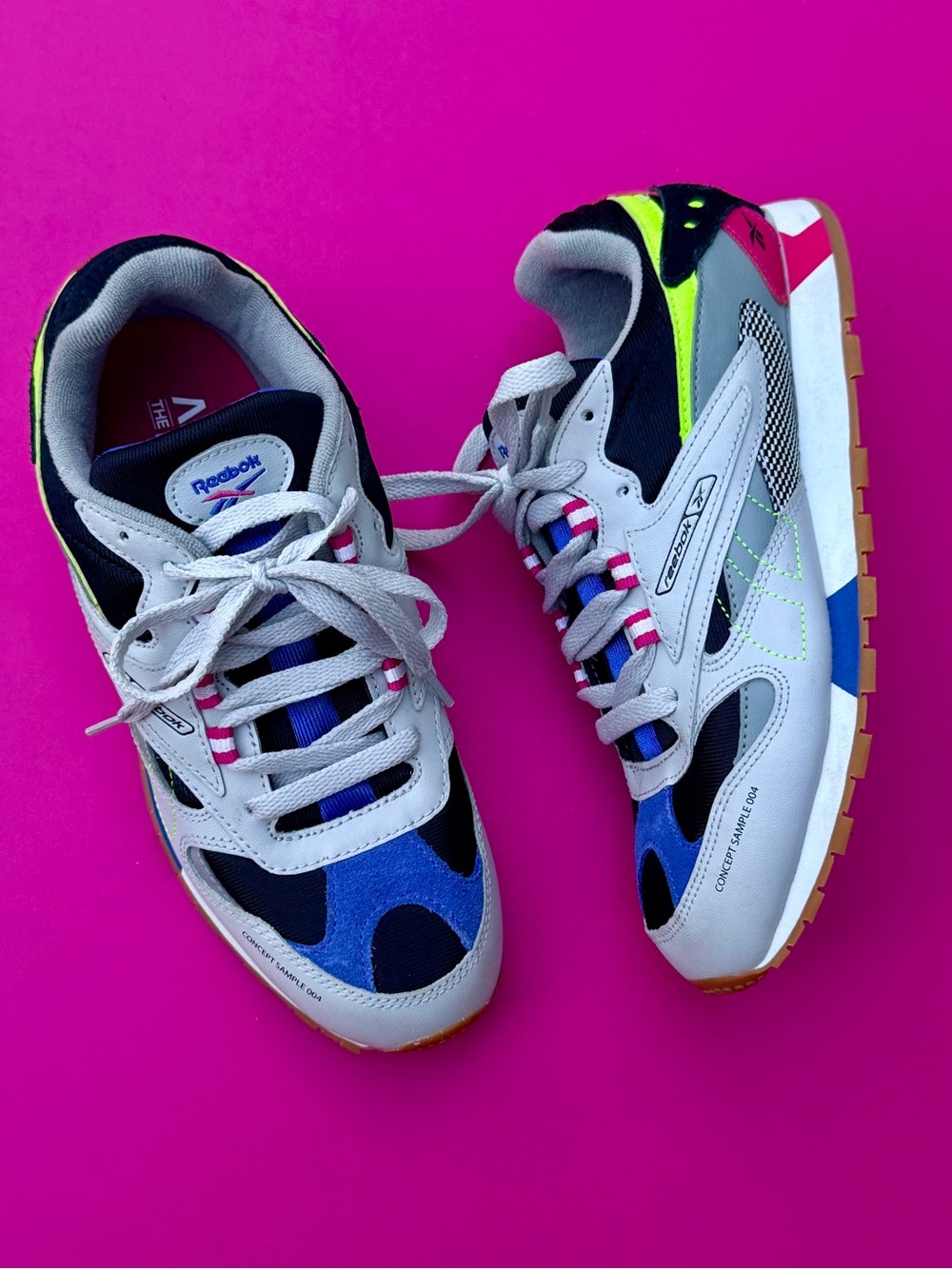 Reebok Classic Leather ATI 90s Alter The Icons DV5515 Size Women’s 7 Gray Neon